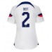 Cheap United States Sergino Dest #2 Home Football Shirt Women World Cup 2022 Short Sleeve